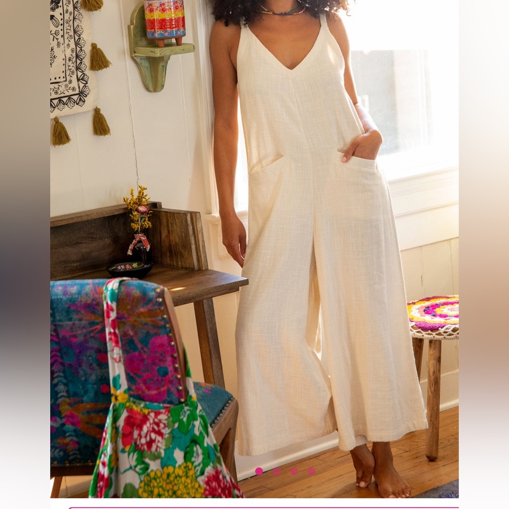 Natural Life Chelsea cotton jumpsuit. sz L